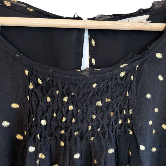 ANTHRO Floreat Everafter Chiffon Blouse 100% Viscose - Picture 7 of 13